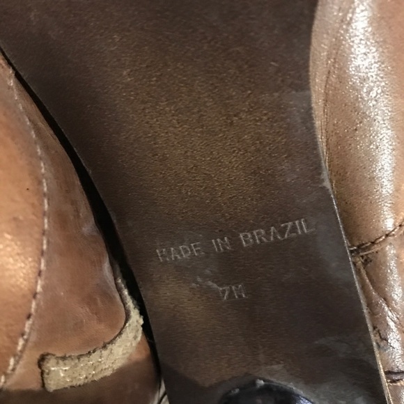Boutique Matisse Brown Leather size 7 Vintage Boot - Picture 7 of 7